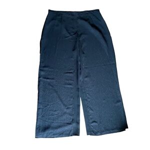 Metaphor Black Sparkly High Waisted Wide Leg Dress Women Pants XL